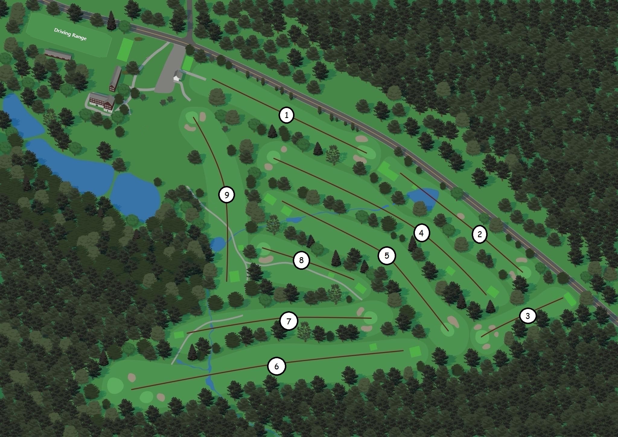 Course Map Modifed with numbers